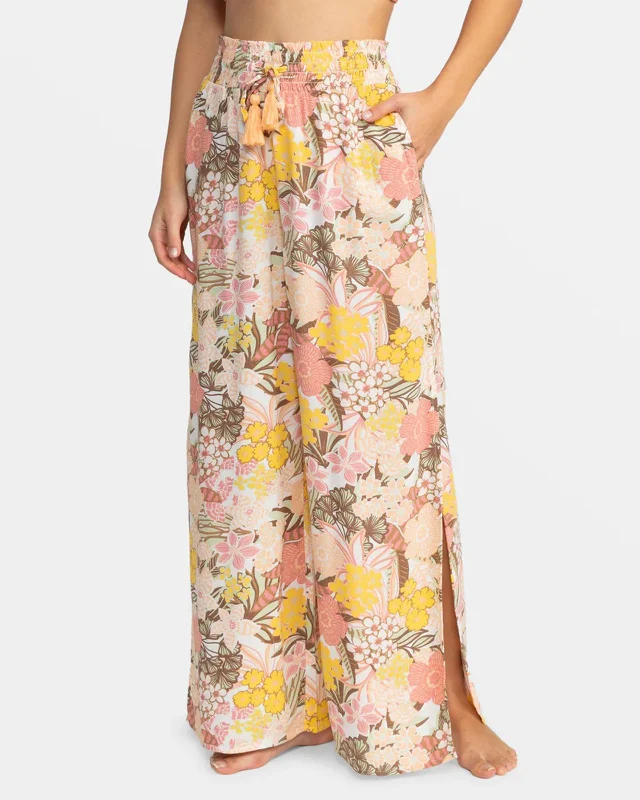 Beautiful Romance Tropical Rhythm Wide Leg Beach Pants