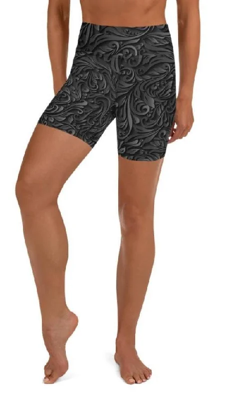 Comfortable And Casual 3D Art Deco Yoga Shorts