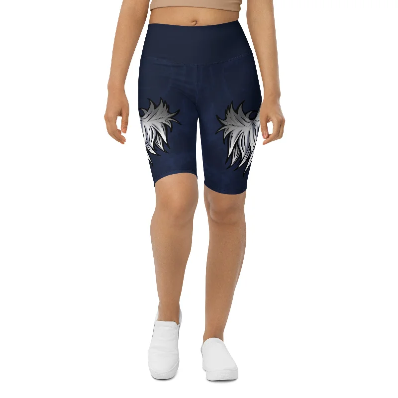 Classic Angel Wings Biker Shorts