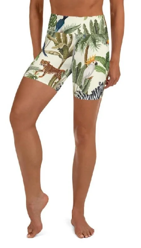 Casual Street Animal Kingdom Yoga Shorts