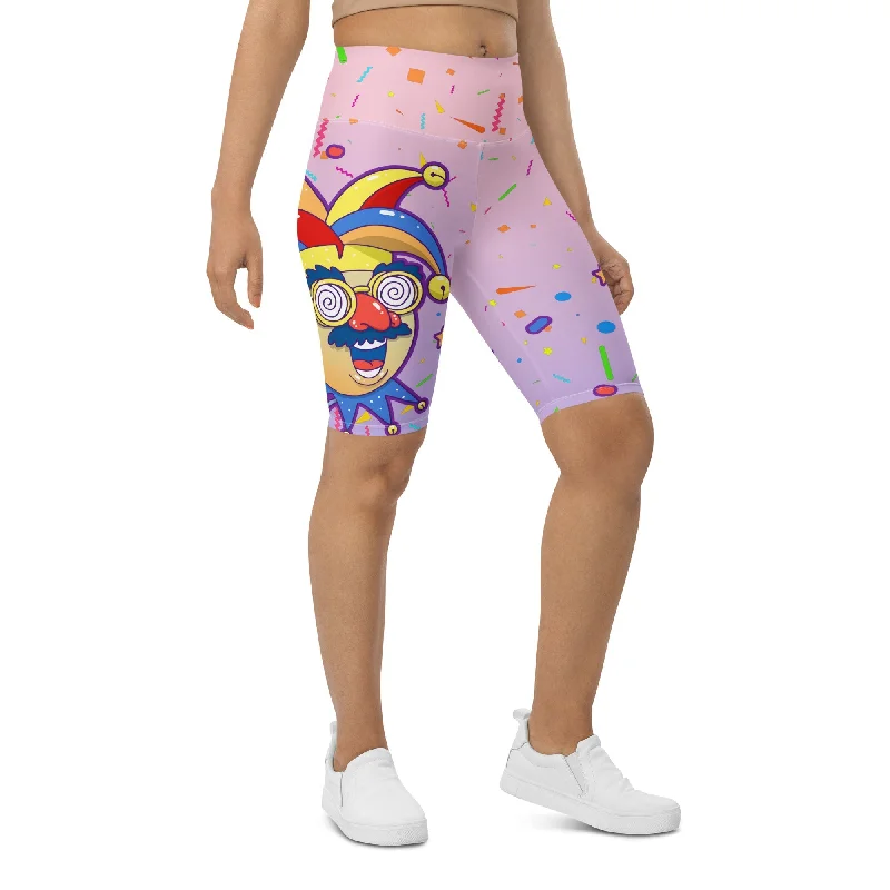 Relaxed Tops April Fool's Day Biker Shorts