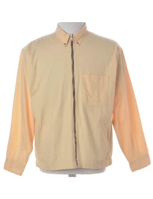 Relaxed Clothing Label Yellow Summer Shacket