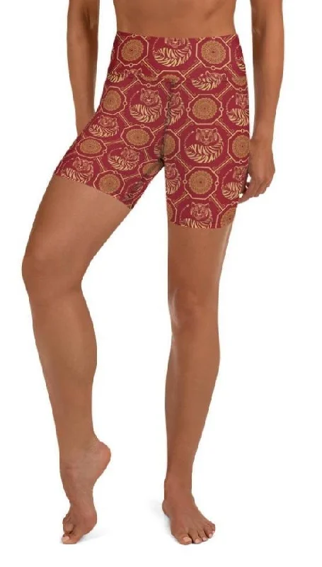 Street Fashion Chinese New Year Yoga Shorts