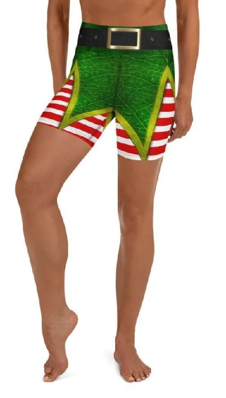 Soft Touch Christmas Elf Yoga Shorts
