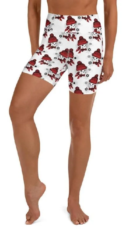 Sports Design Christmas Kitties Yoga Shorts