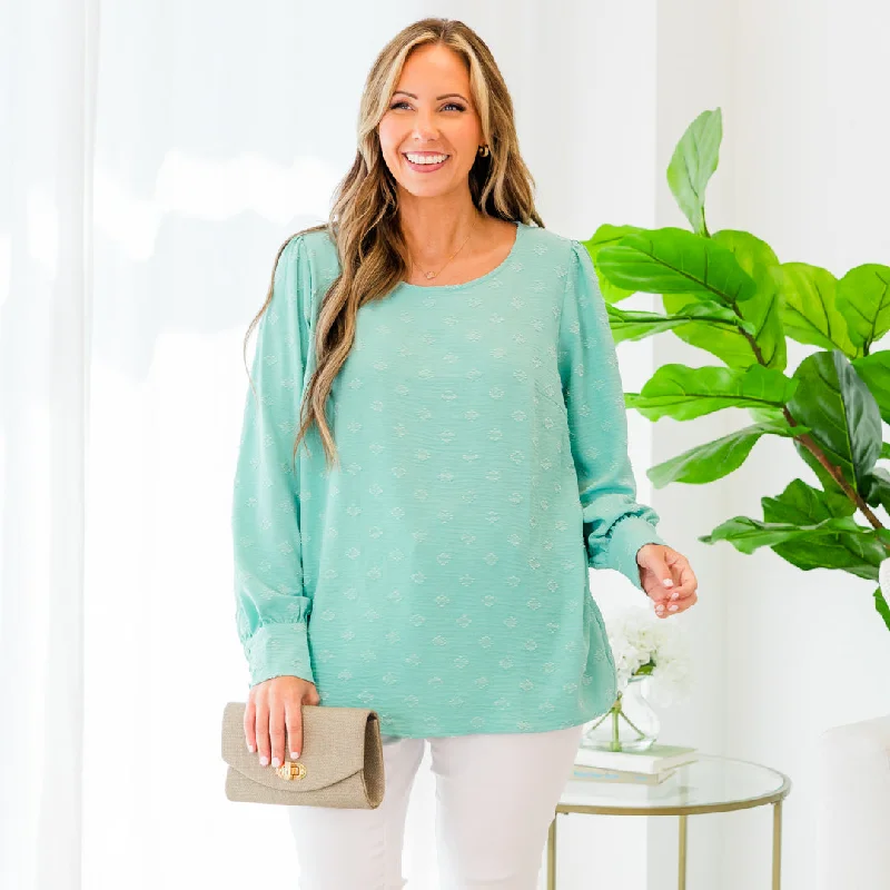 Layered Style Crazy Little Thing Top, Blue
