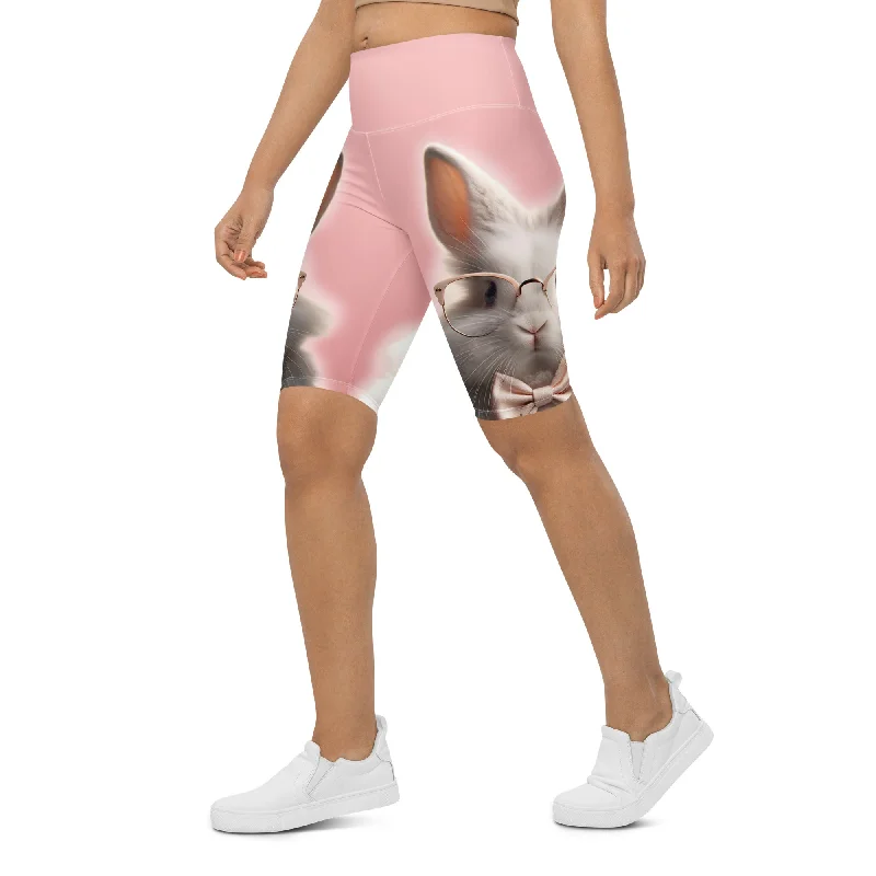 Comfortable down Cute Bunny Biker Shorts