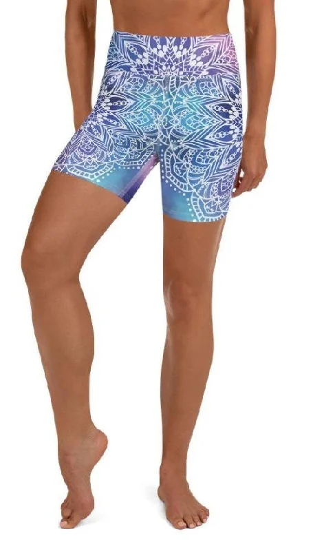 Warm Wear Dreamy Mandala Yoga Shorts