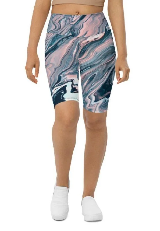 Soft Wear Dreamy Marble Biker Shorts