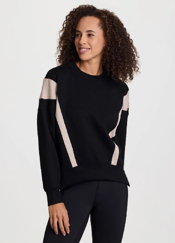 Versatile Wear Everyday Scuba Cropped Sweatshirt