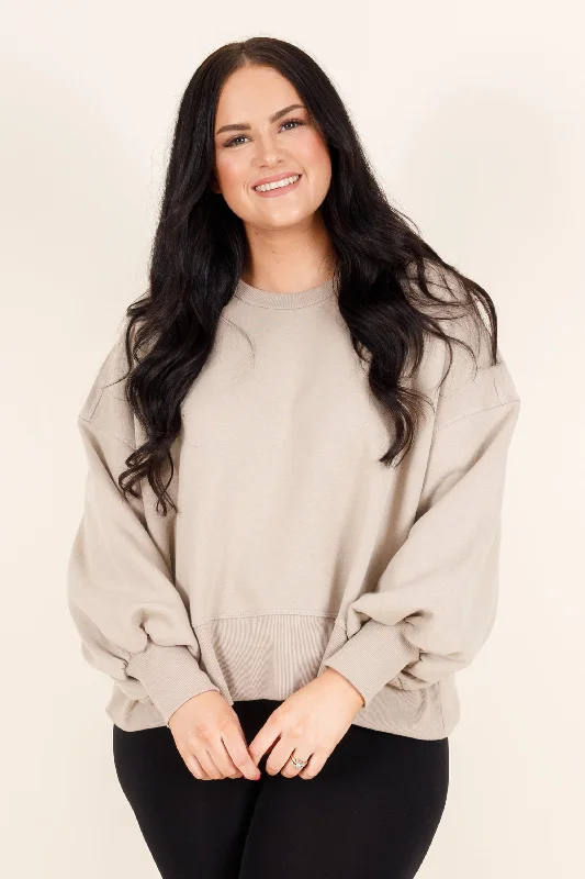Classic Series Feeling Free Pullover, Ash Mocha