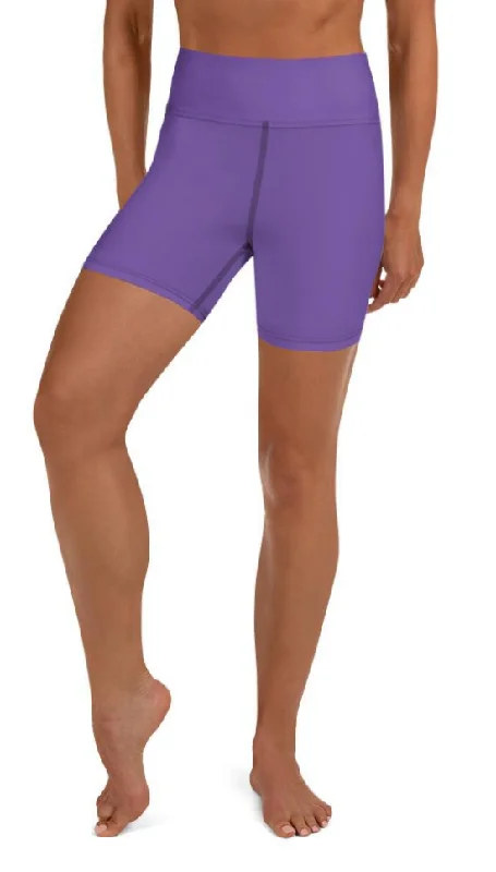 Comfortable Fitwear Fierce Purple Yoga Shorts
