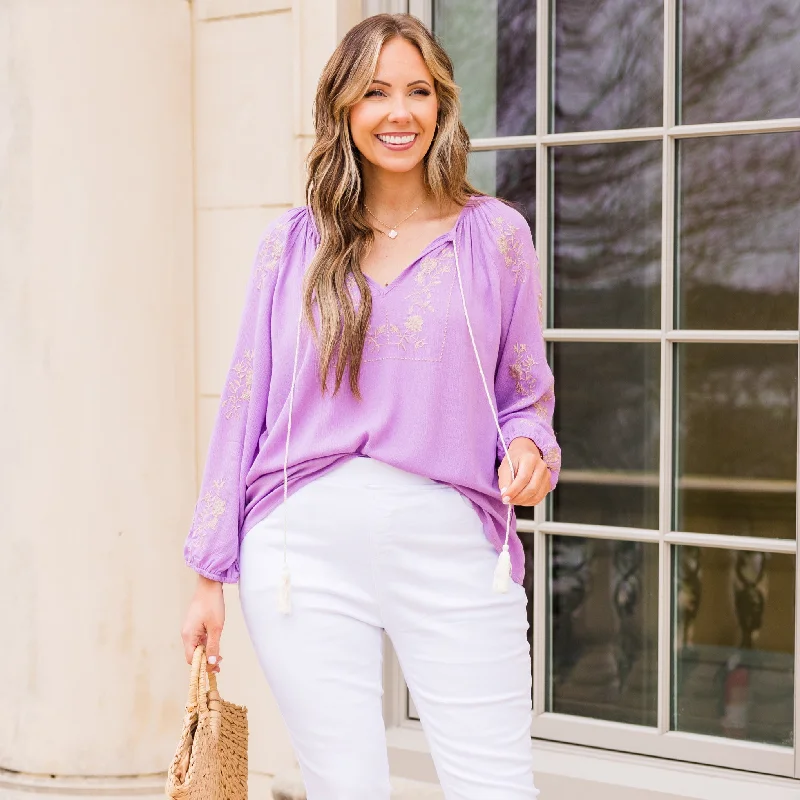 Fashionable Inner Wear Float Away With Me Top, Lavender