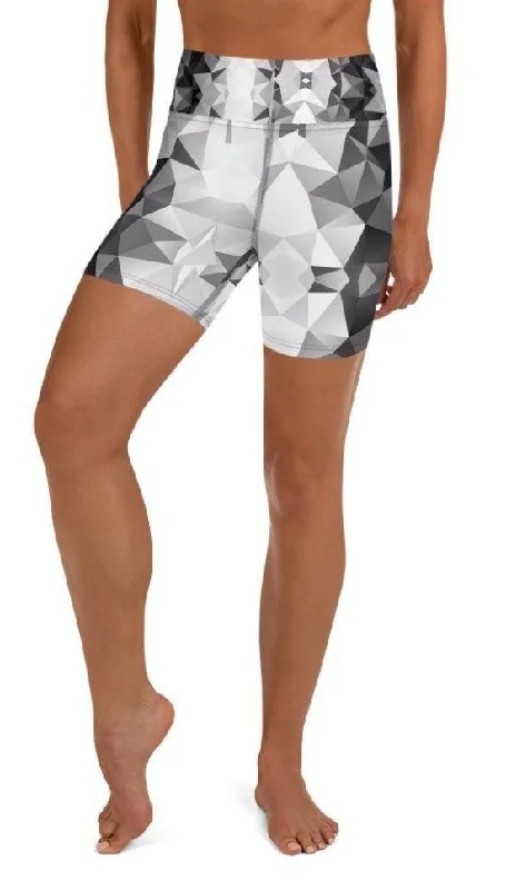 Everyday Comfort Glass Geometric Yoga Shorts