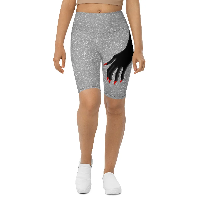 Relaxed Clothing Hand Illusion Biker Shorts