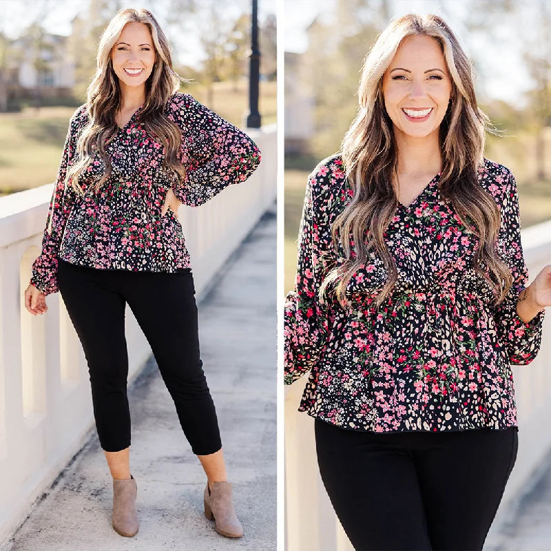 Classic Retro Haven't You Heard Top, Black