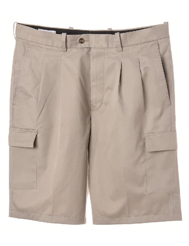 All-Day Wear Label Workwear Shorts With Side Pocket