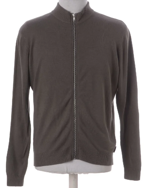 Cozy Footwear Label Xander Zip Through Knit
