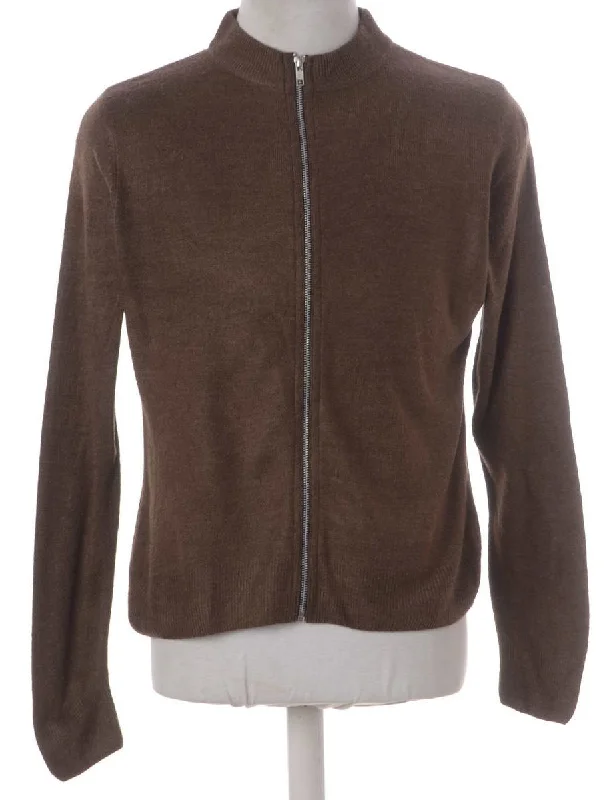 Cozy Fitting Label Xander Zip Through Knit