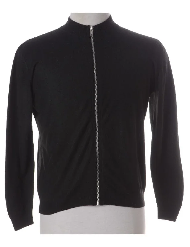 Casual Chic Outfits Label Xander Zip Through Knit