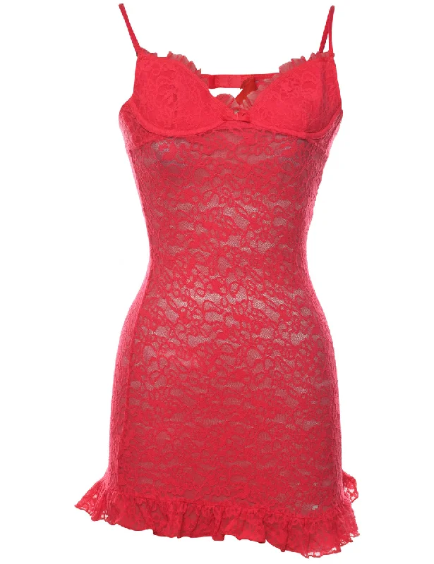 Personalized Design Lace Babydoll - XS