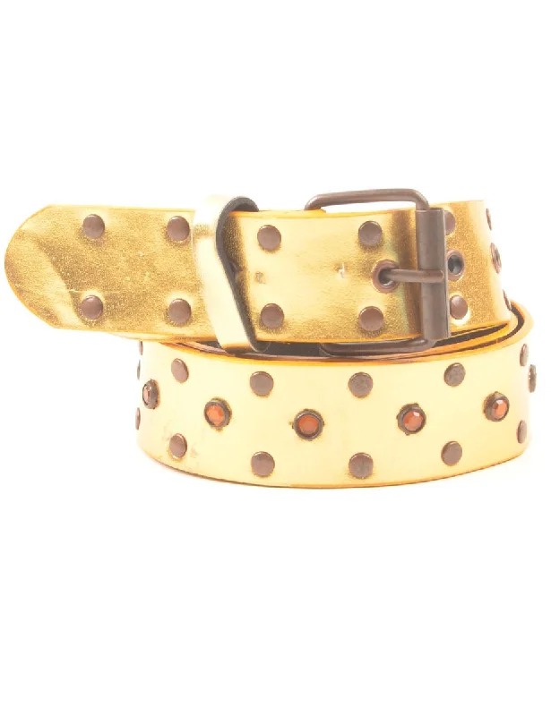 Classic Series Leather Studded Belt - M