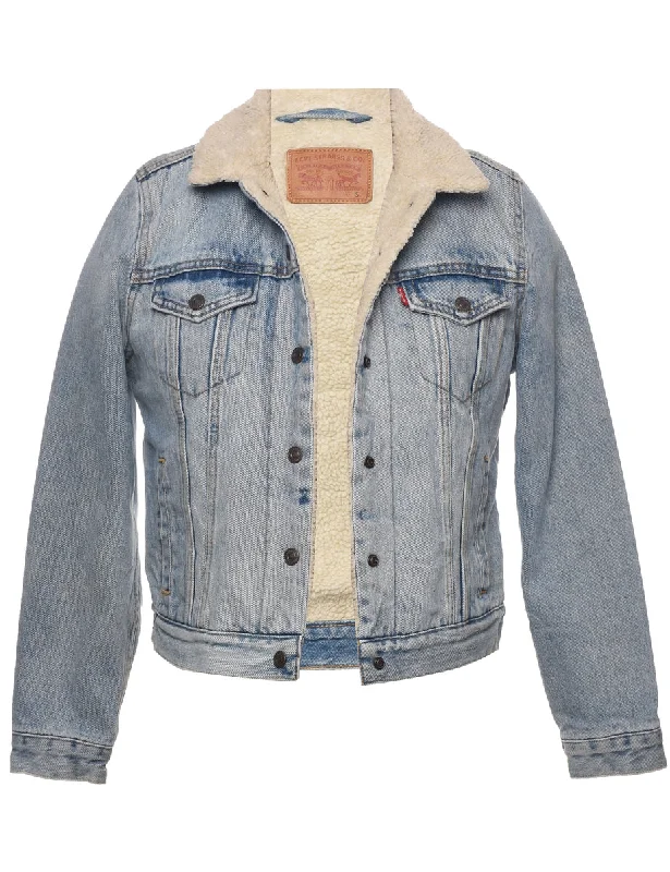 Ethnic Style Levi's Denim Jacket Vest - S