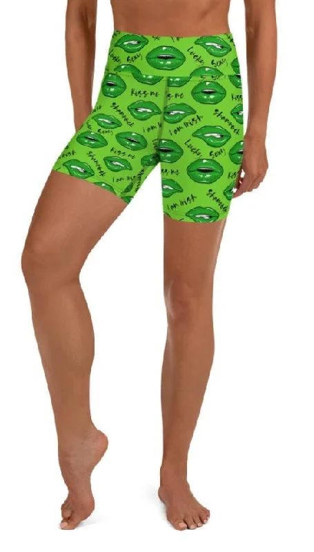 Easy Comfort Style Lucky Irish Yoga Shorts