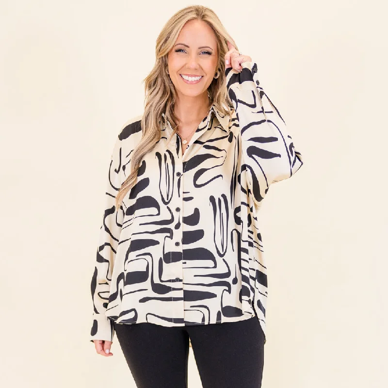 Comfortable Series Midnight City Top, Cream