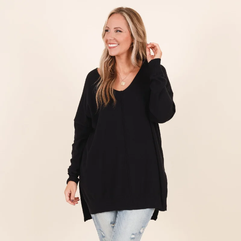 Personalized Outfit Miss Who I Was Sweater, Black