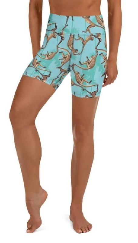 Simple Style Monkey Yoga Shorts