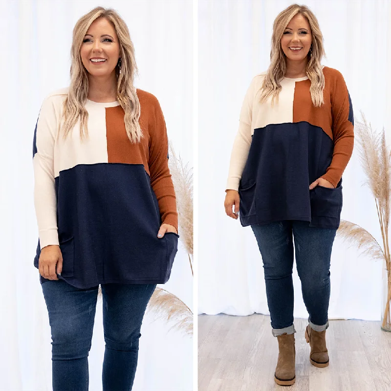 All-Day Comfort Movies All Day Sweater, Navy