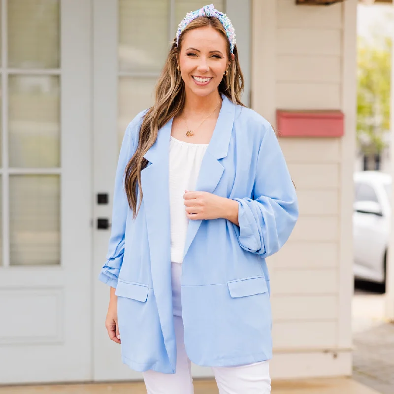 Comfortable Lifestyle My Delight Blazer, Sky Blue