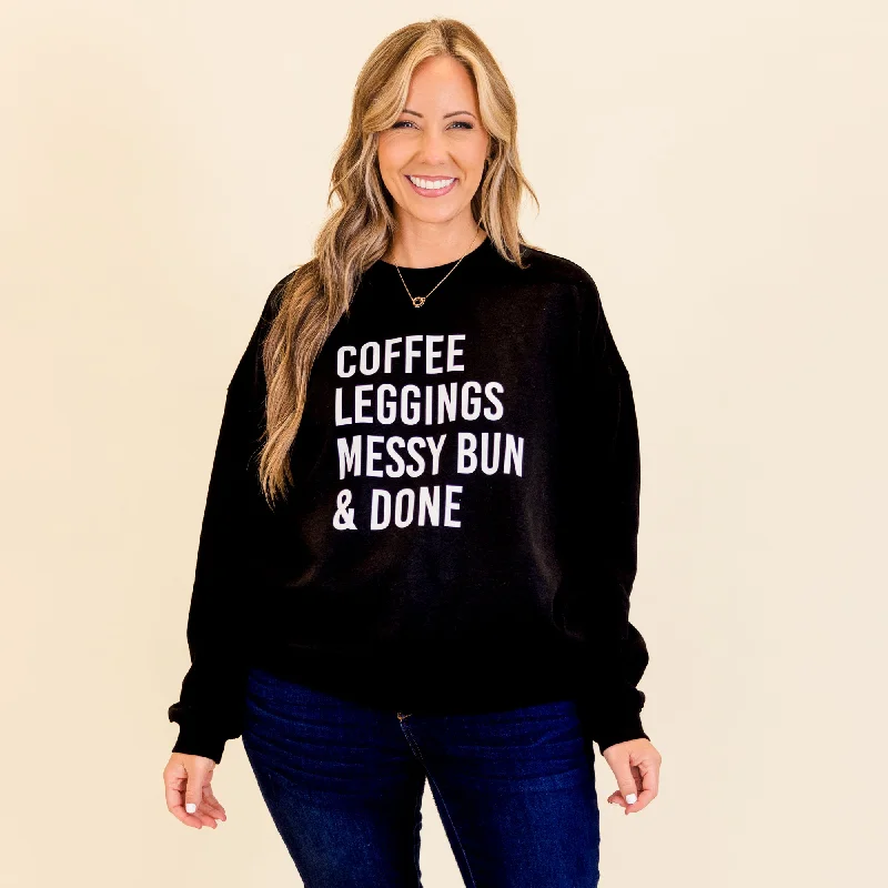 Effortless Style My Favorite Routine Pullover, Black