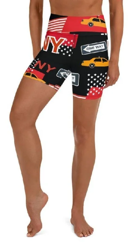 Sweet Girl New York City Yoga Shorts