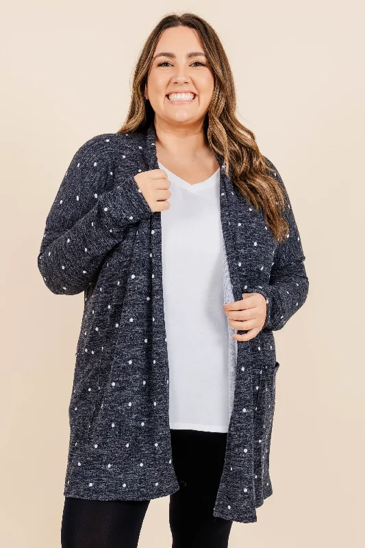 High Street Design On The Nose Cardigan, Navy