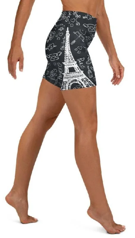 Fresh And Natural Paris Memories Yoga Shorts