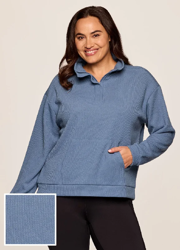 Fresh Comfort Plus Harbor Ribbed 1/4 Zip