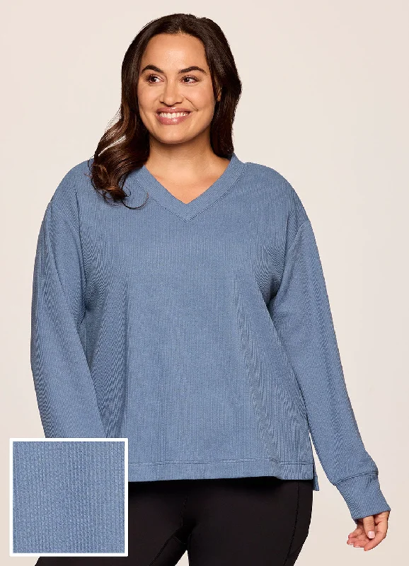 Exquisite Tailoring Plus Weekend Reset Pullover