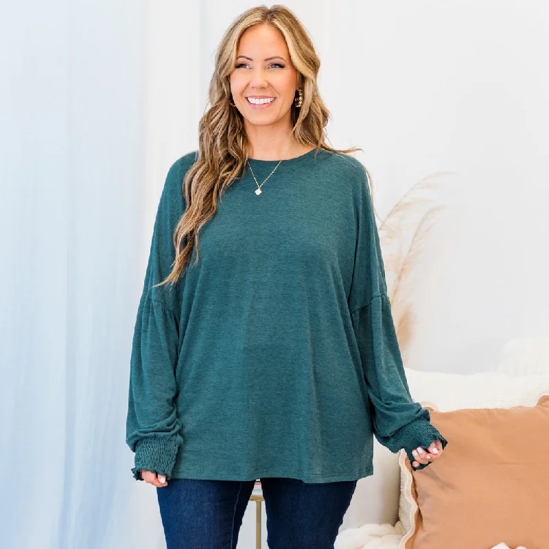 Sweet Style Princess And The Popper Top, Teal