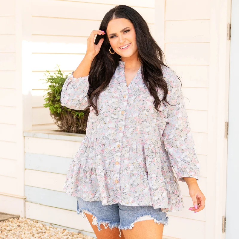 Leisure Travel Refined Taste Tunic, Blue