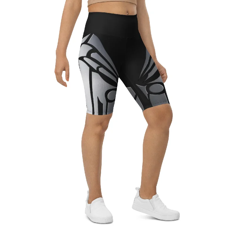 Fashionable And Versatile Robo Chic Armor Biker Shorts