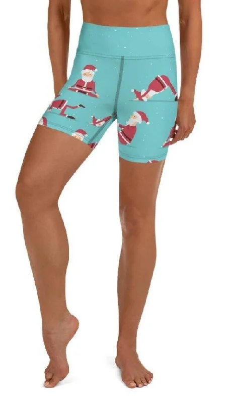Noble And Elegant Santa Yogist Yoga Shorts