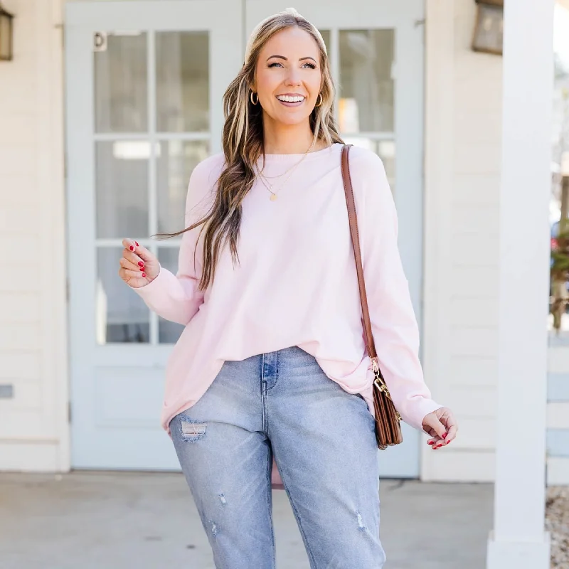 Economic Outlook Snow Whispers Tunic, Dusty Blush