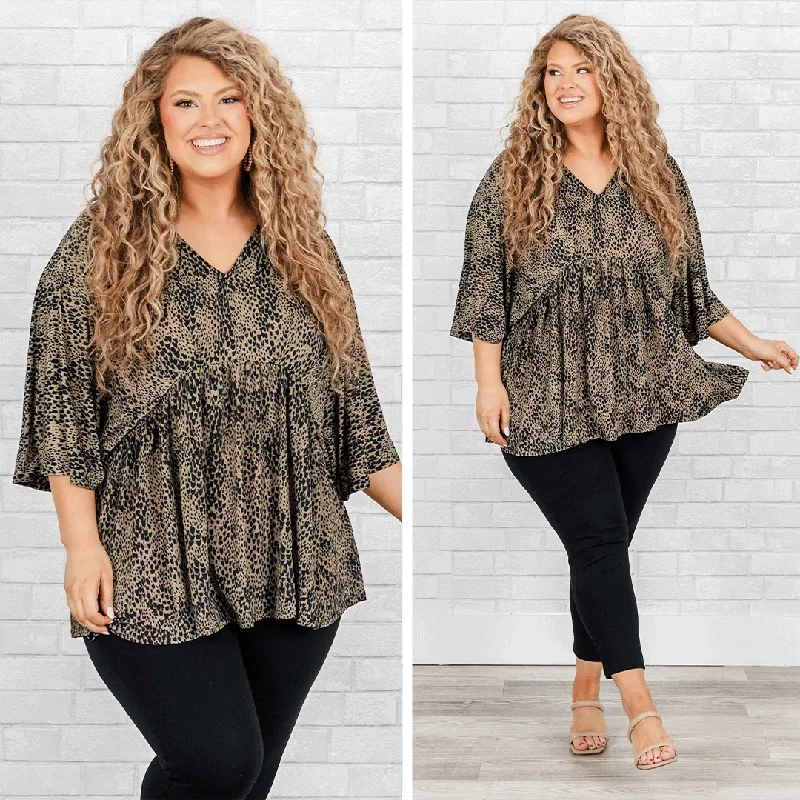 Versatile Comfort Wear Something To Lose Top, Olive
