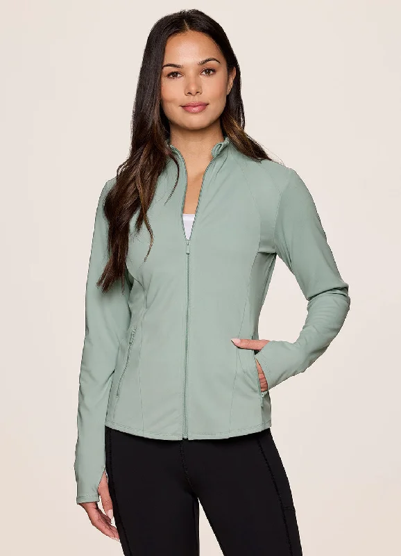 Easy Wear Chic Studio Daily Super Soft Mock Neck Jacket