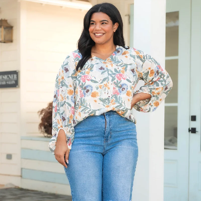 Elegant And Simple Sweet Mood Top, Multi