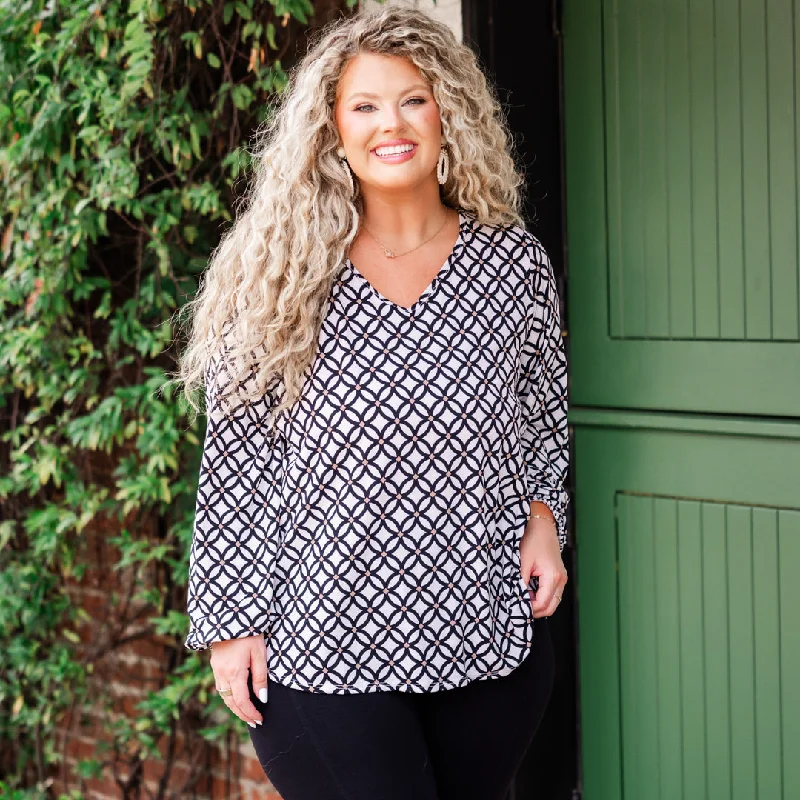 All-Day Style Sweetheart Symmetry Top, Black
