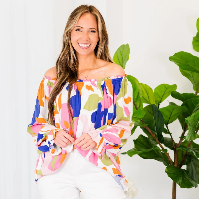 Cozy Fit Wear Take One Step Top, Pink Multi
