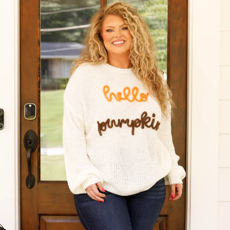 Cozy Vibes Totally Fall Top, Ivory